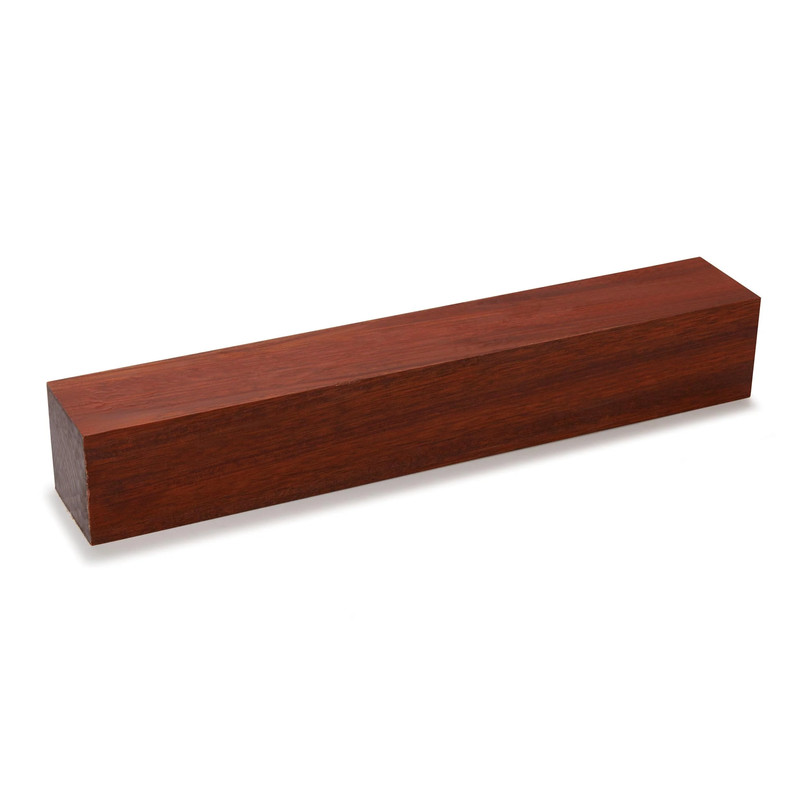 Bloodwood Wood Turning Stock - Thickness:2" - Width:2" - Length:12"